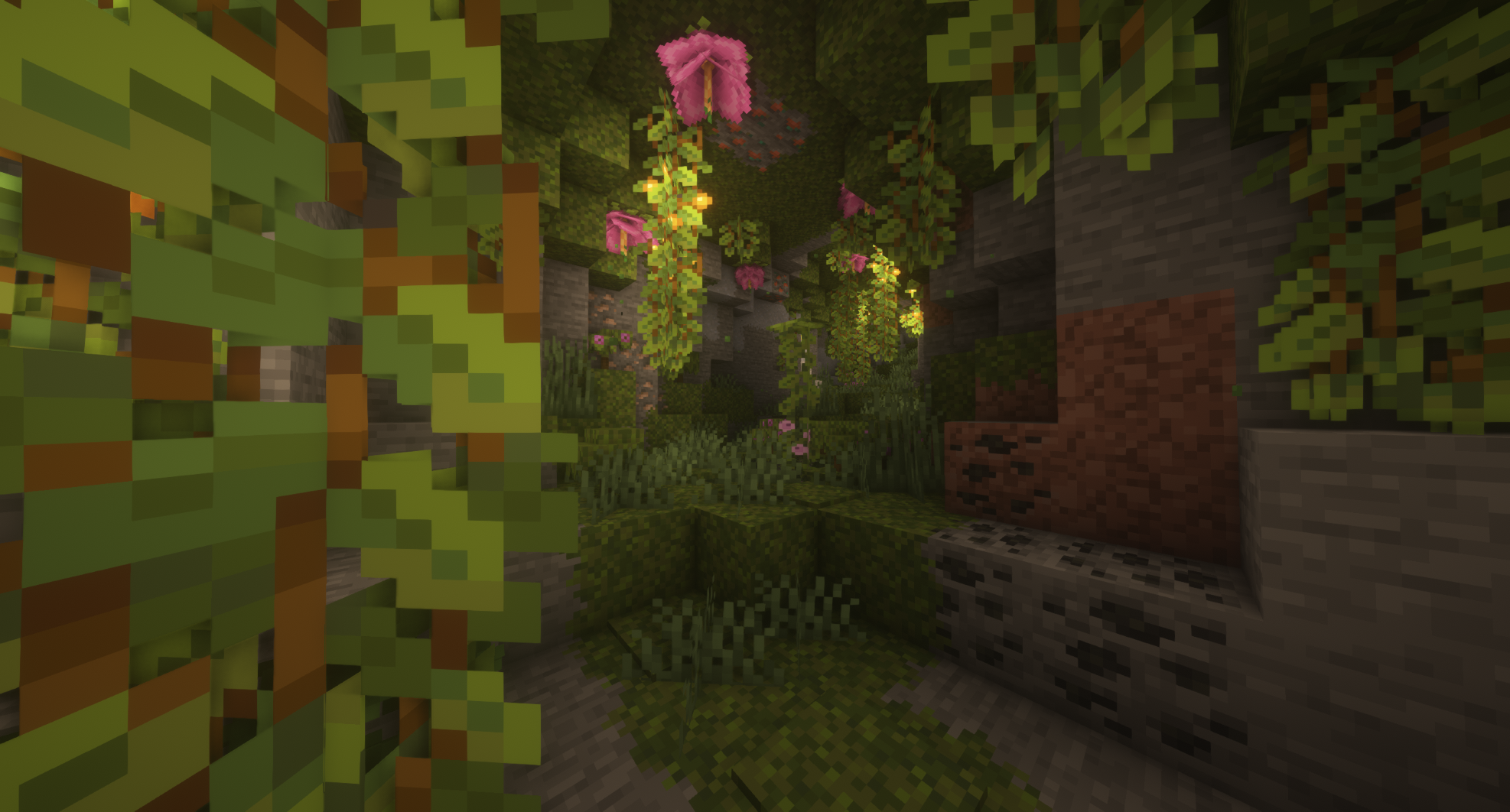 Lush caves upgraded