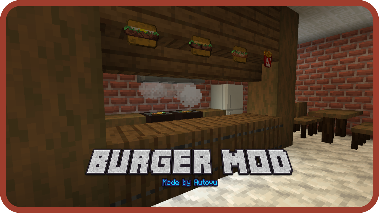 Burger Mod with MrCrayfish's Furniture Mod!