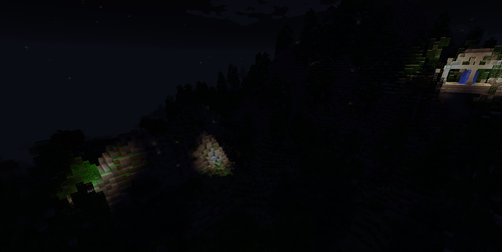 The phases of the moon affect how dark nighttime is, and how much stronger mobs become.