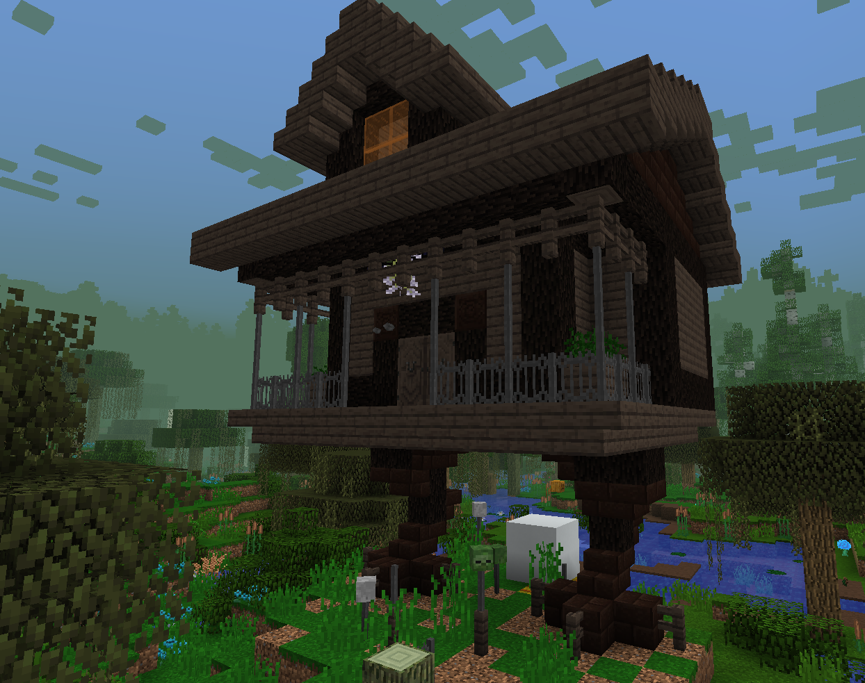 Several mods add very beautiful and unique biomes and natural structures for you to explore.
