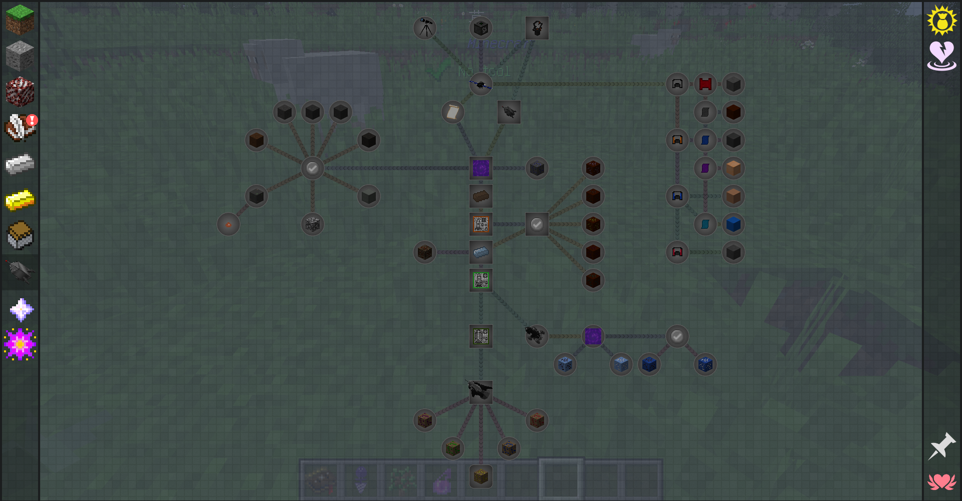 These quests are collections of ores on the moon and several planets, as well as instructions and prerequisites for getting to the planets. You don't need to visit all the planets and satellites, but the Moon and Uranus are essential.