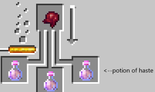 potion of mining fatigue recipe