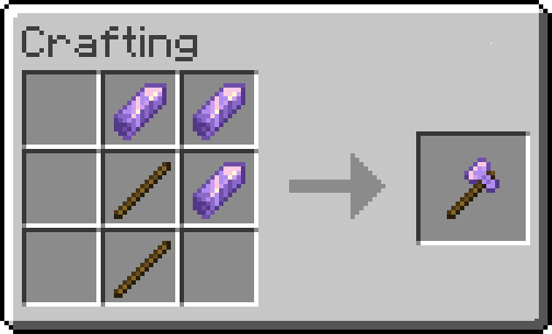 Amethyst Axe Recipe