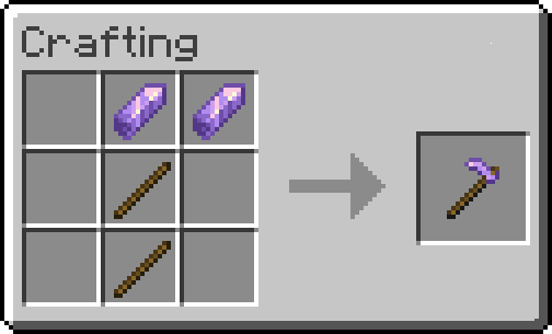 Amethyst Hoe Recipe