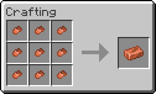 Copper Ingot Recipe