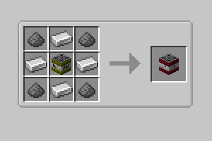 TNT 1M, Crafting Recipe