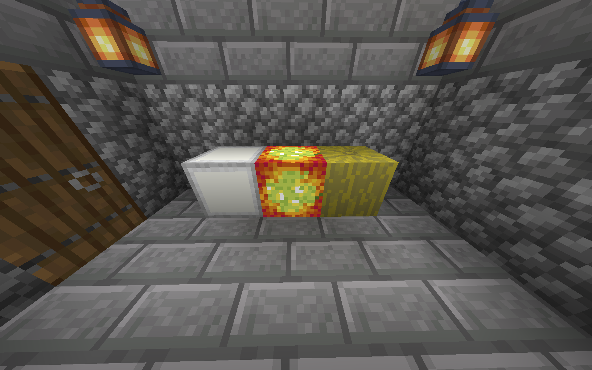 Paper, Magma Cream Block and Glistering Melon