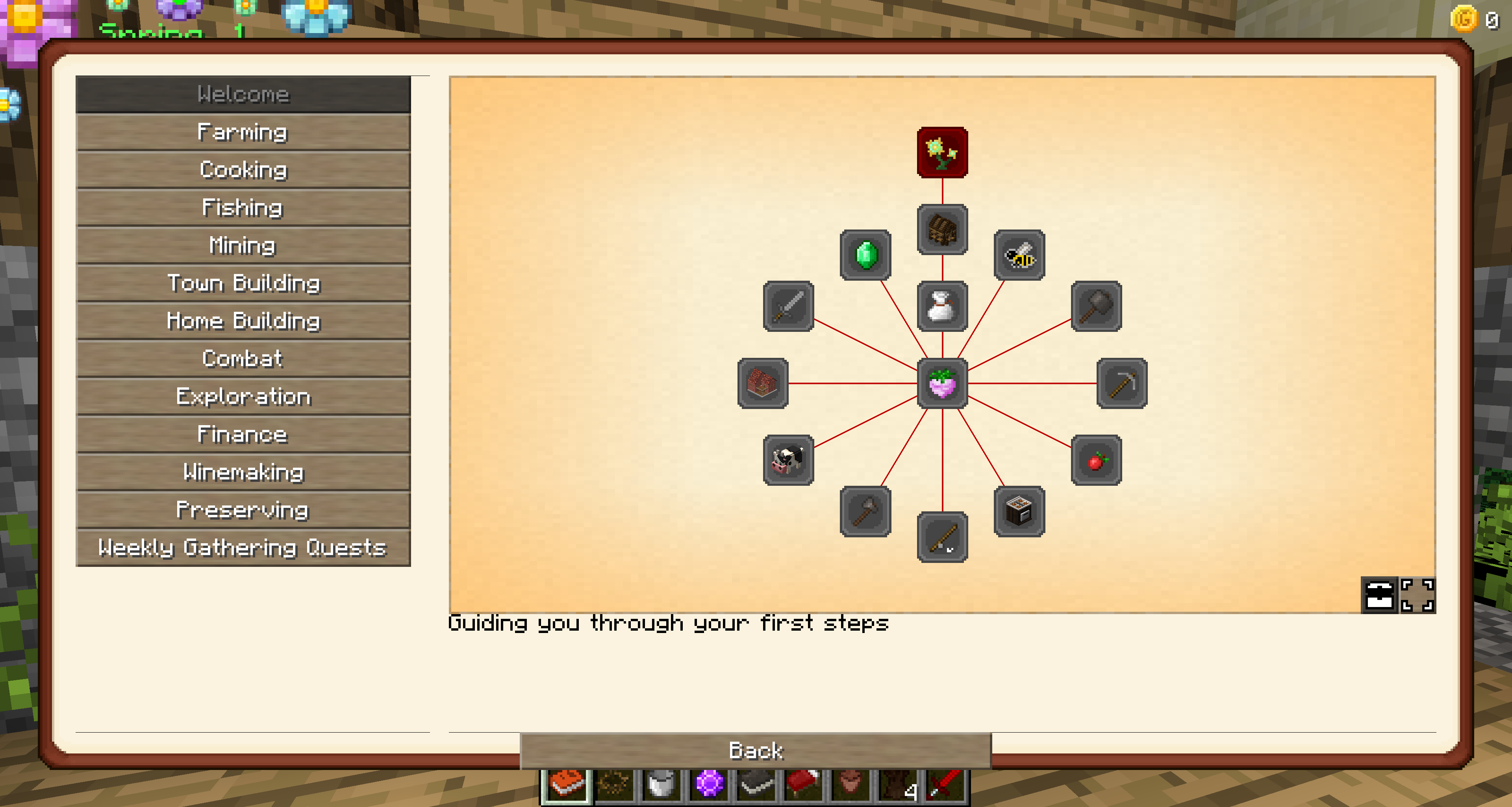 GUI Screen for Better Questing