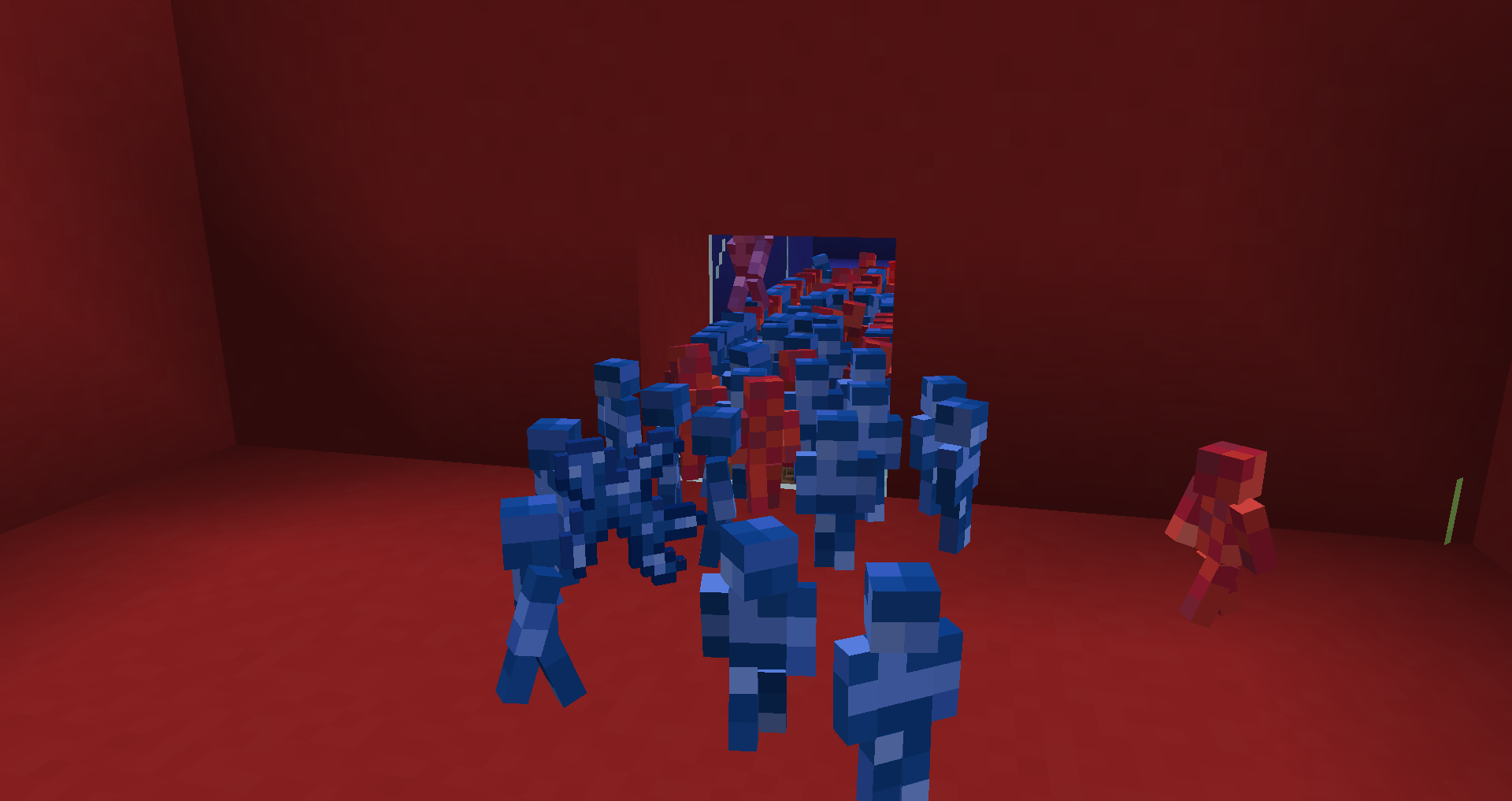 The battle - Red VS Blue