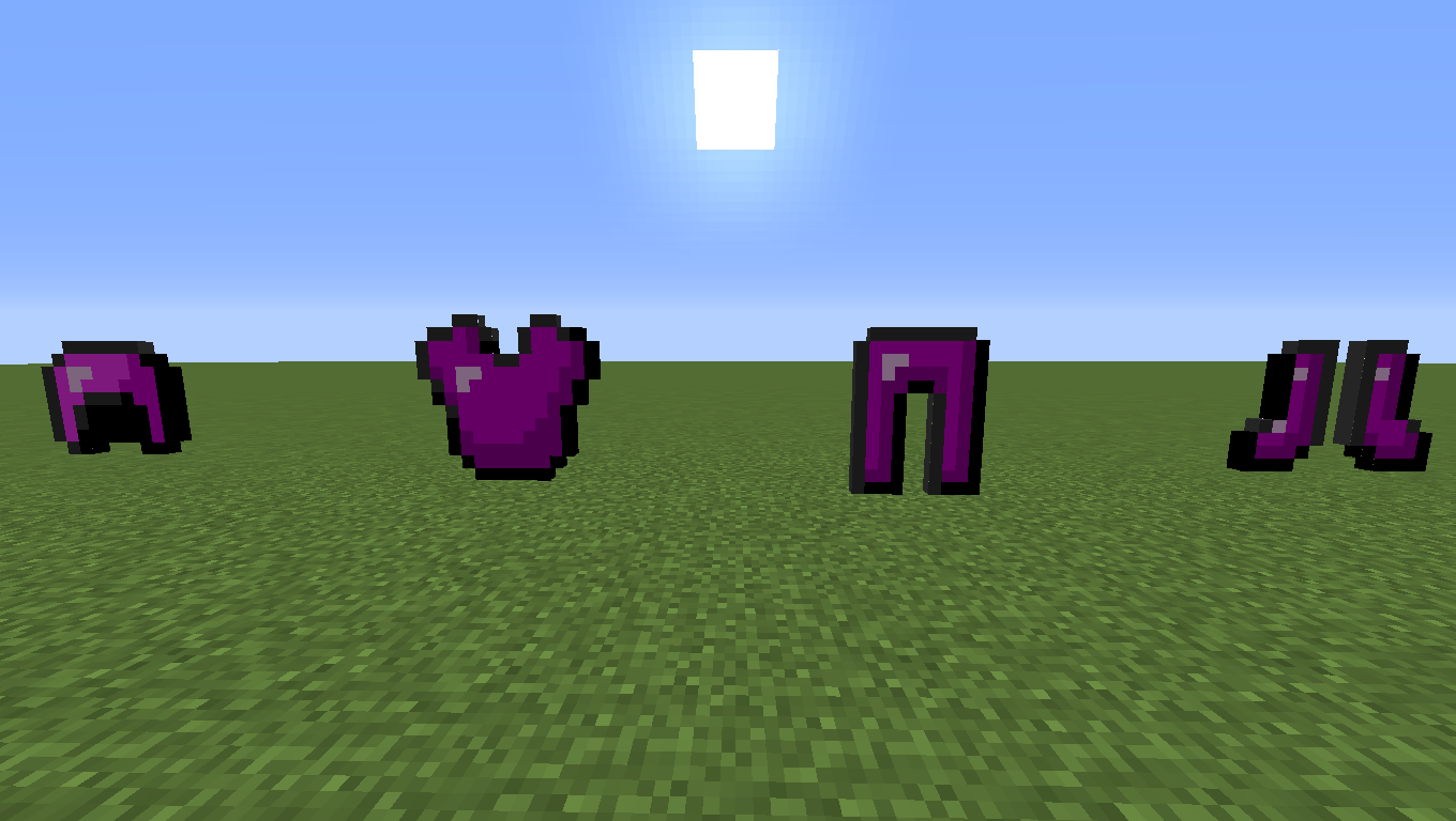 Amethyst Armour Items