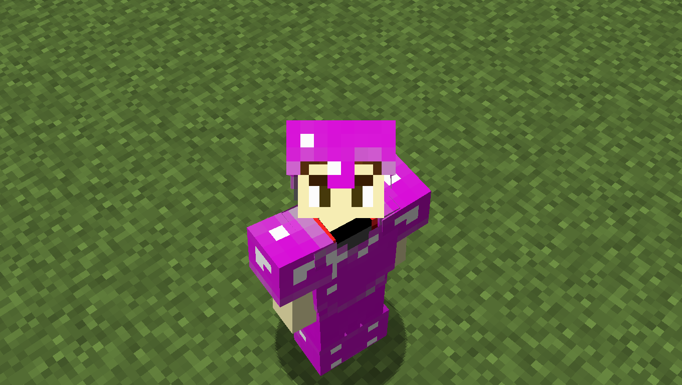 Player Wearing Amethyst Armour