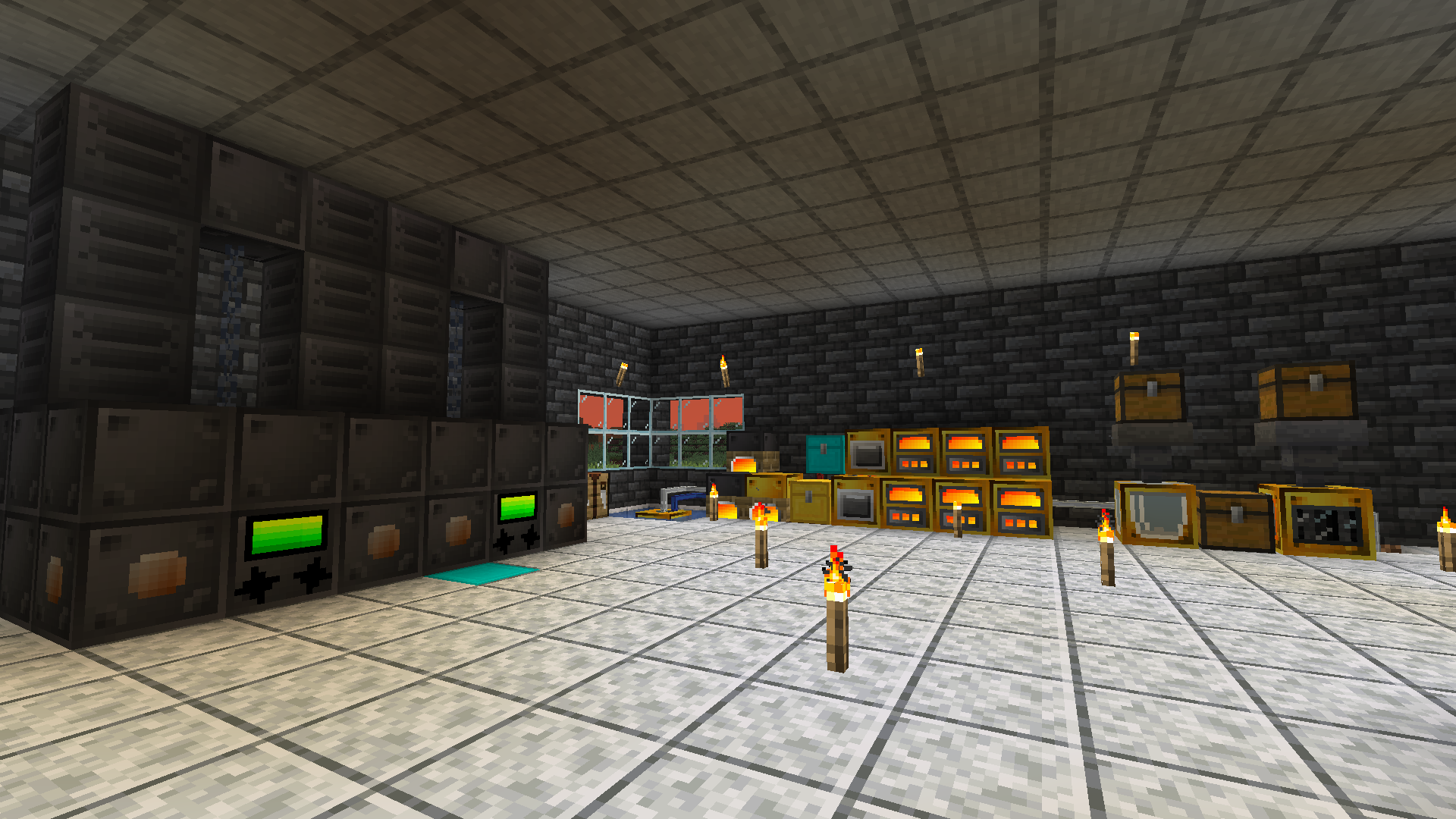Here is a Picture of a Basic Steam Setup with a Steam Quarry.