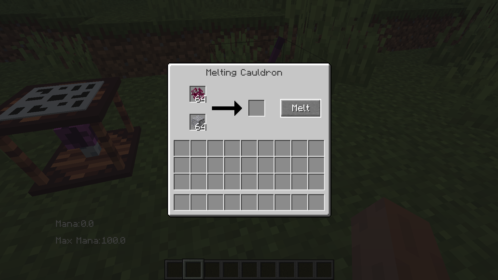 Melting Cauldron UI