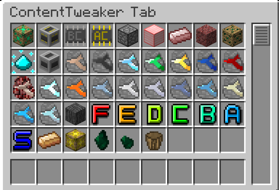 Contenttweaker Tab