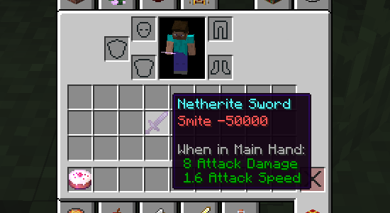 Allows negative enchantment levels.