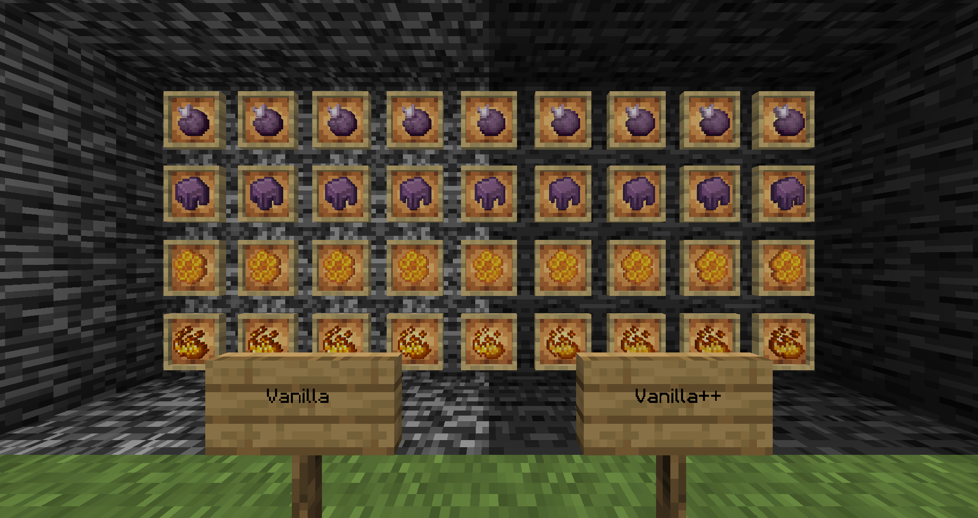 0.2.0 blaze_powder, honeycomb, shulker_shell, chosrus_fruit.png