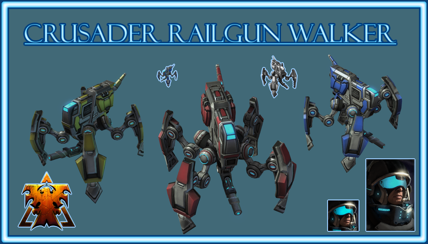 Crusader - Terran Railgun Walker