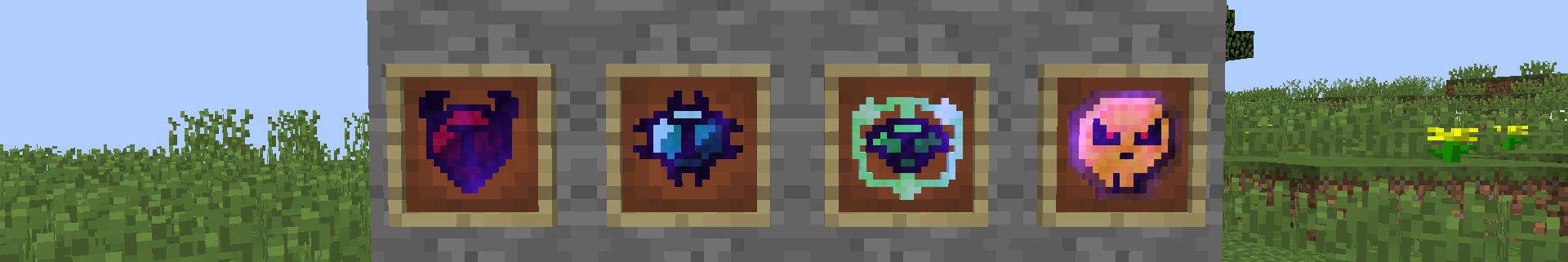 Inferno Coins in Item Frames