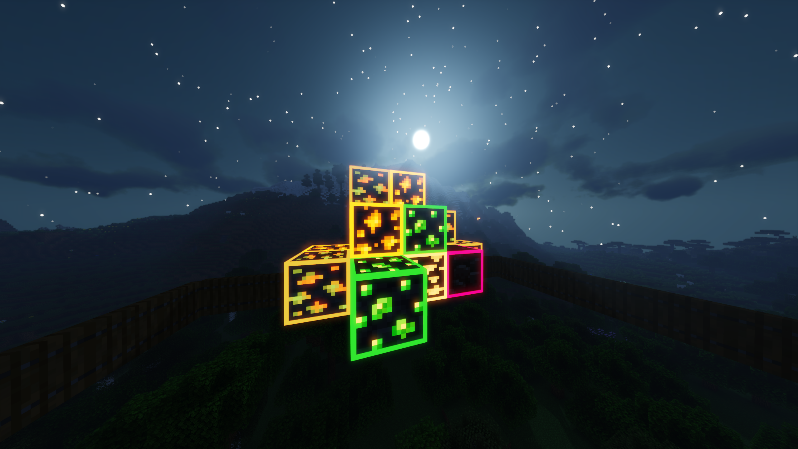 Glowing ores