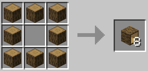 Hollow Logs Crafting