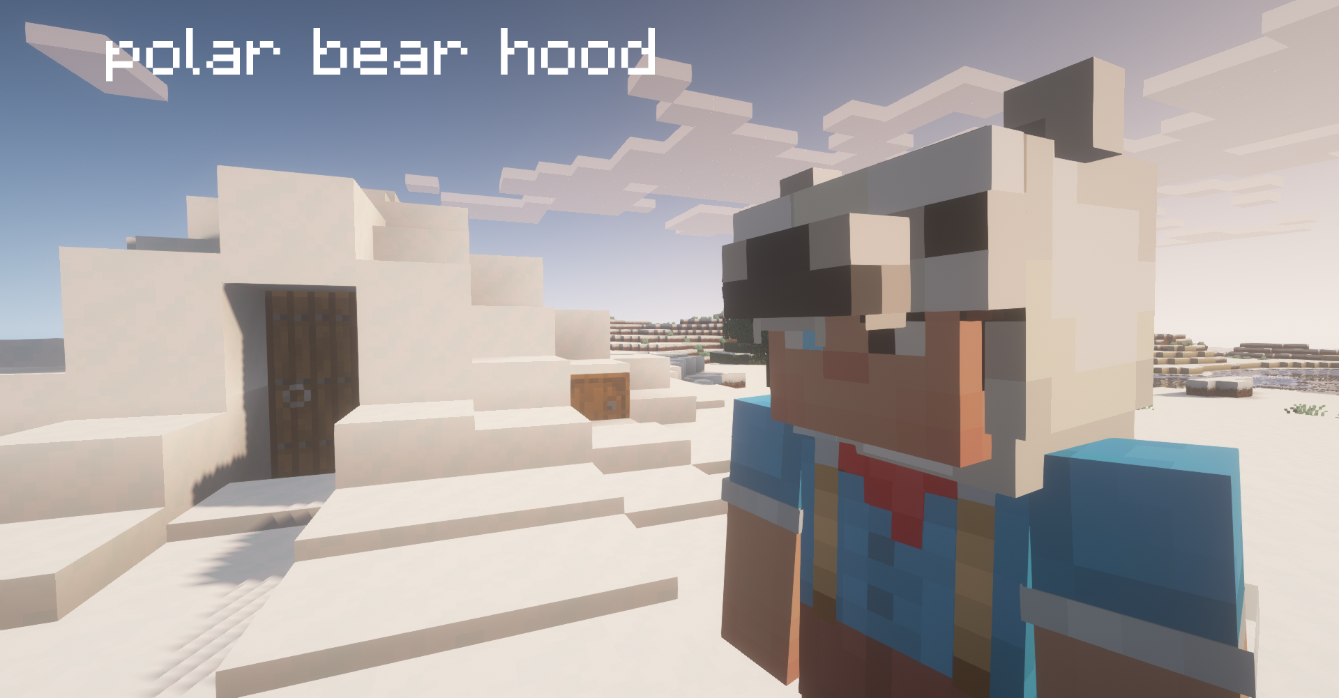 polar bear hood