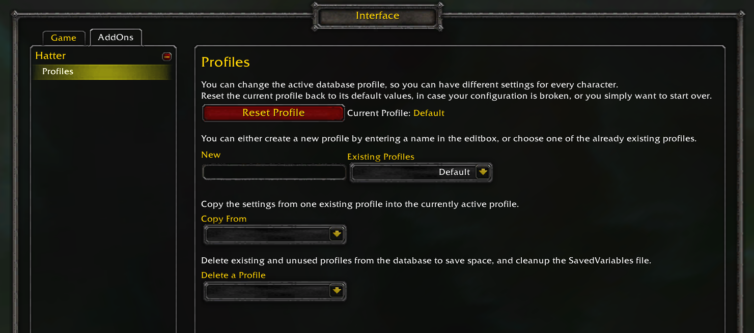 Config - Profiles