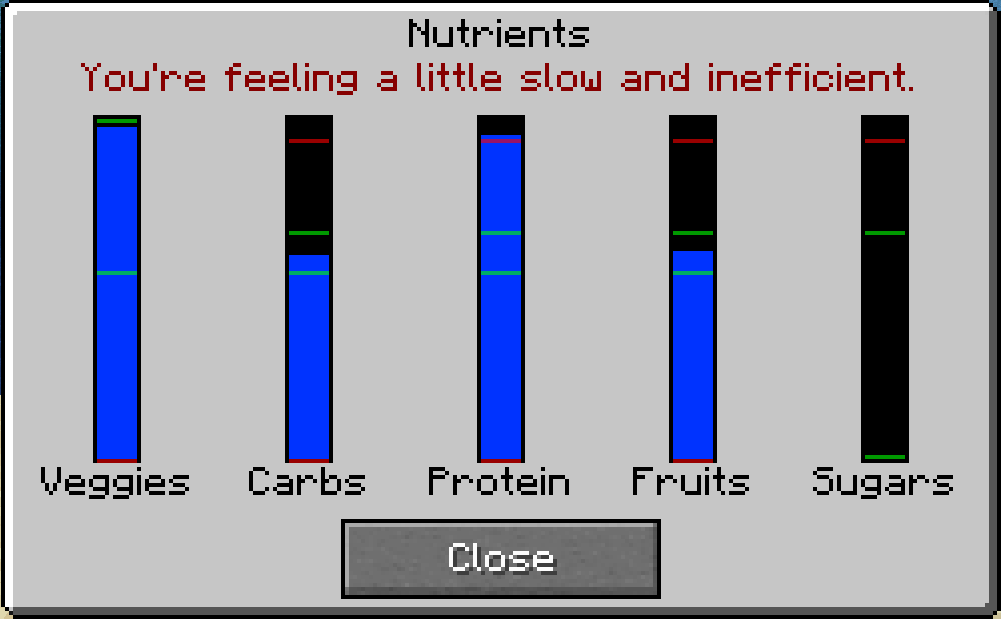 Nutrients (slow and inefficient)