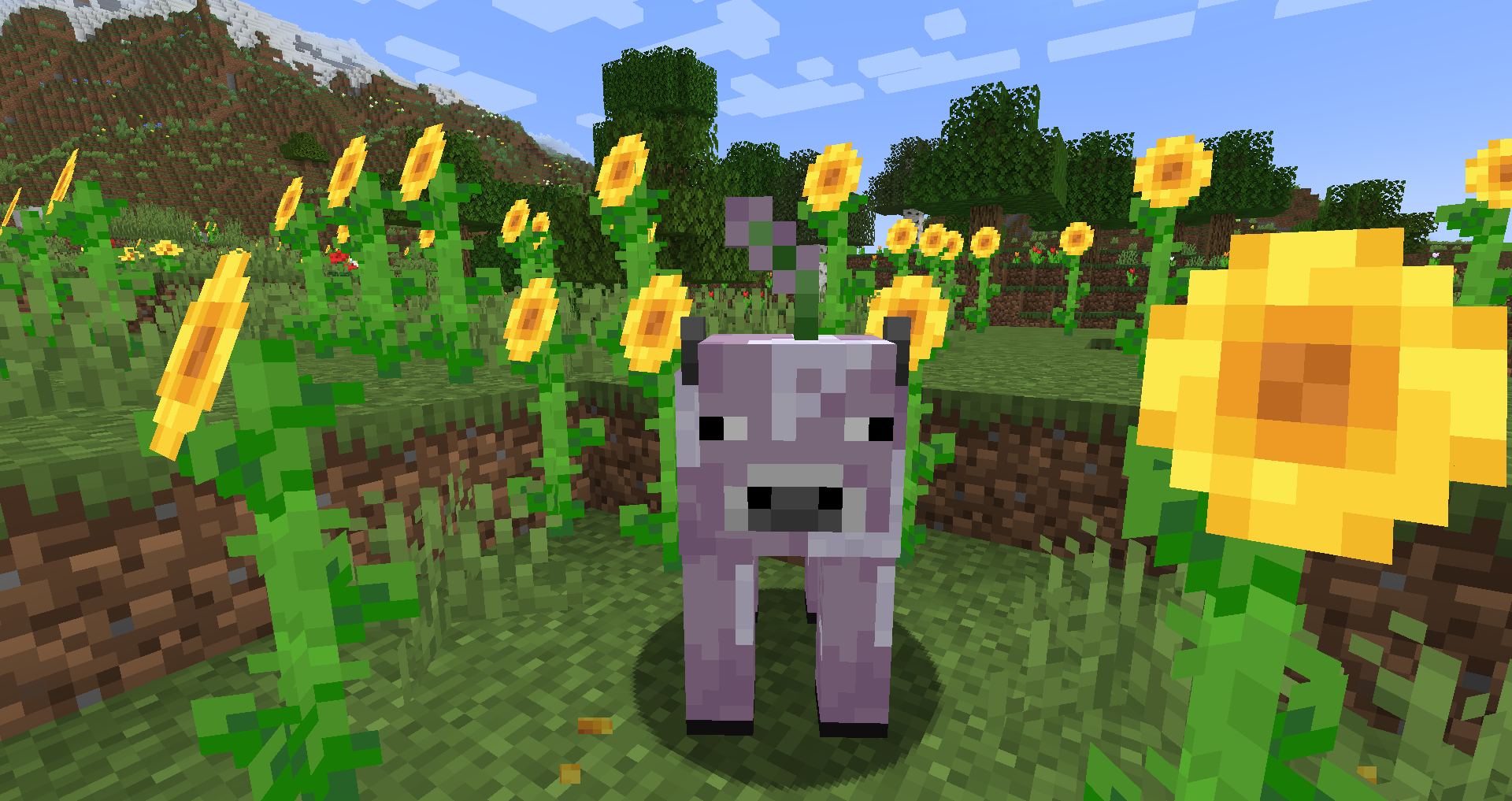 Lilac Cow - Screenshots - Minecraft Resource Packs - CurseForge