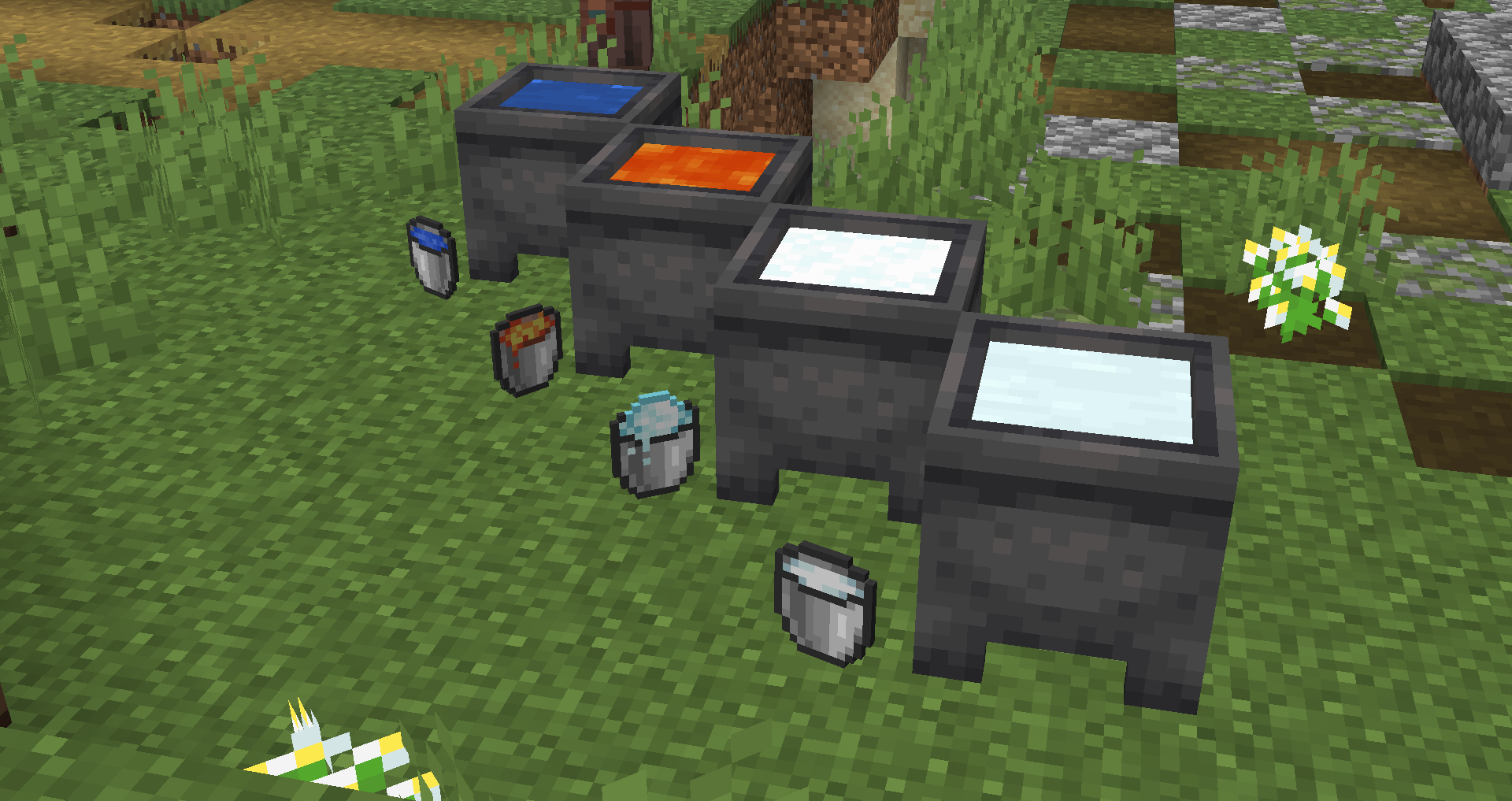 All things from buckets in cauldrons