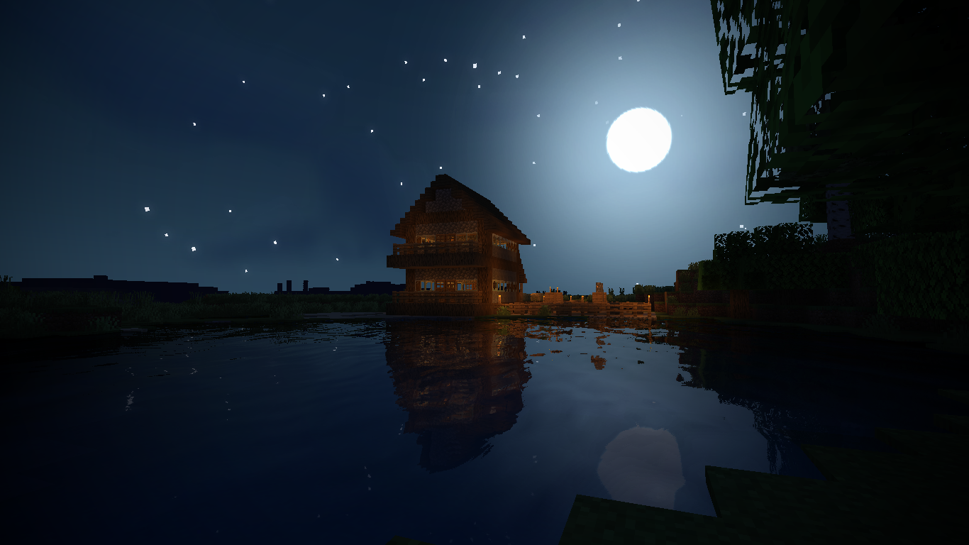 Night with "Sildur's Enhanced Default Shaders" 2