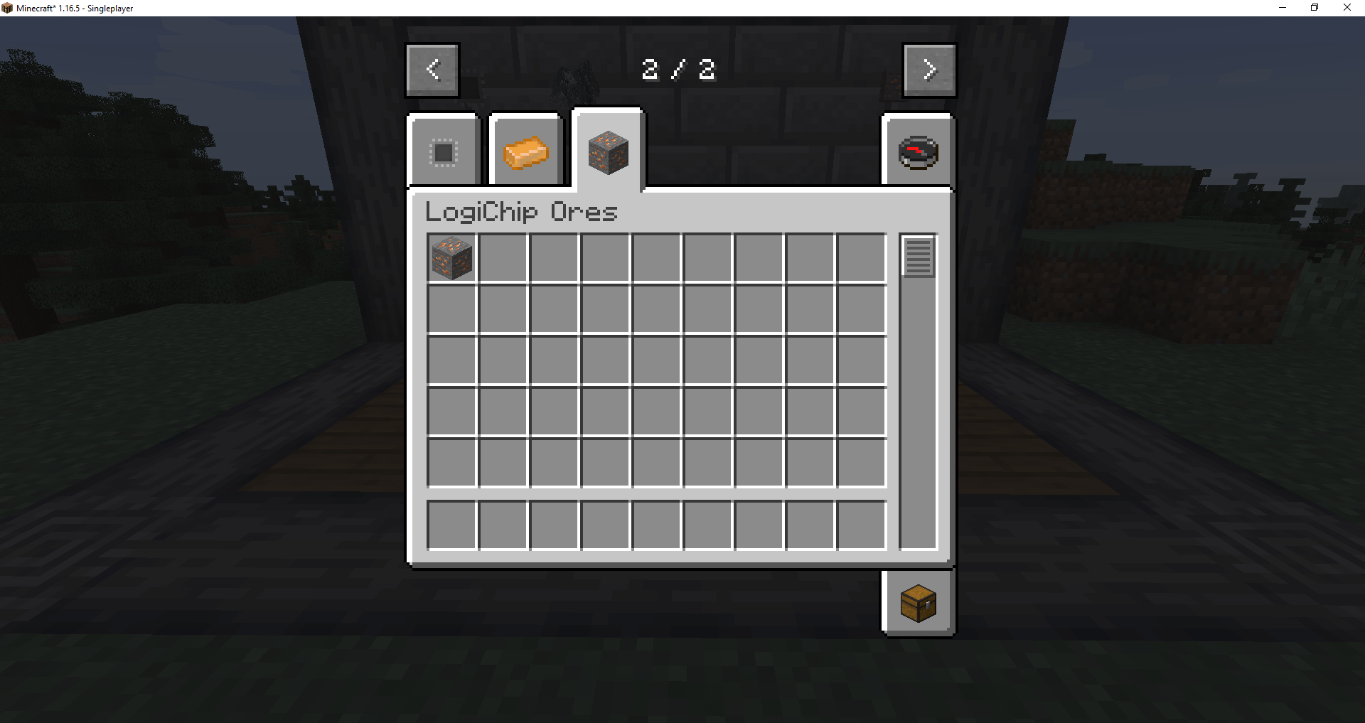 Ores Mod Tab