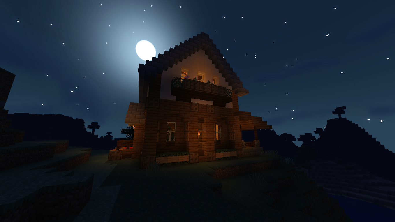 Night with "Sildur's Enhanced Default Shaders" 3