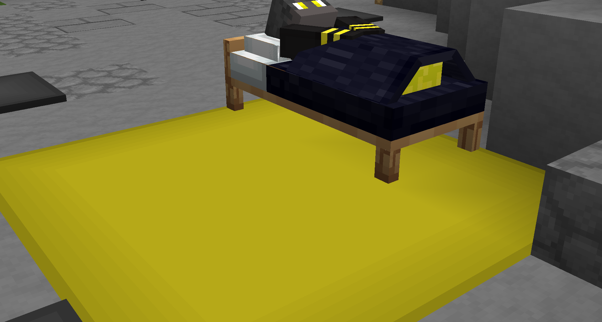 Wool and custom bed