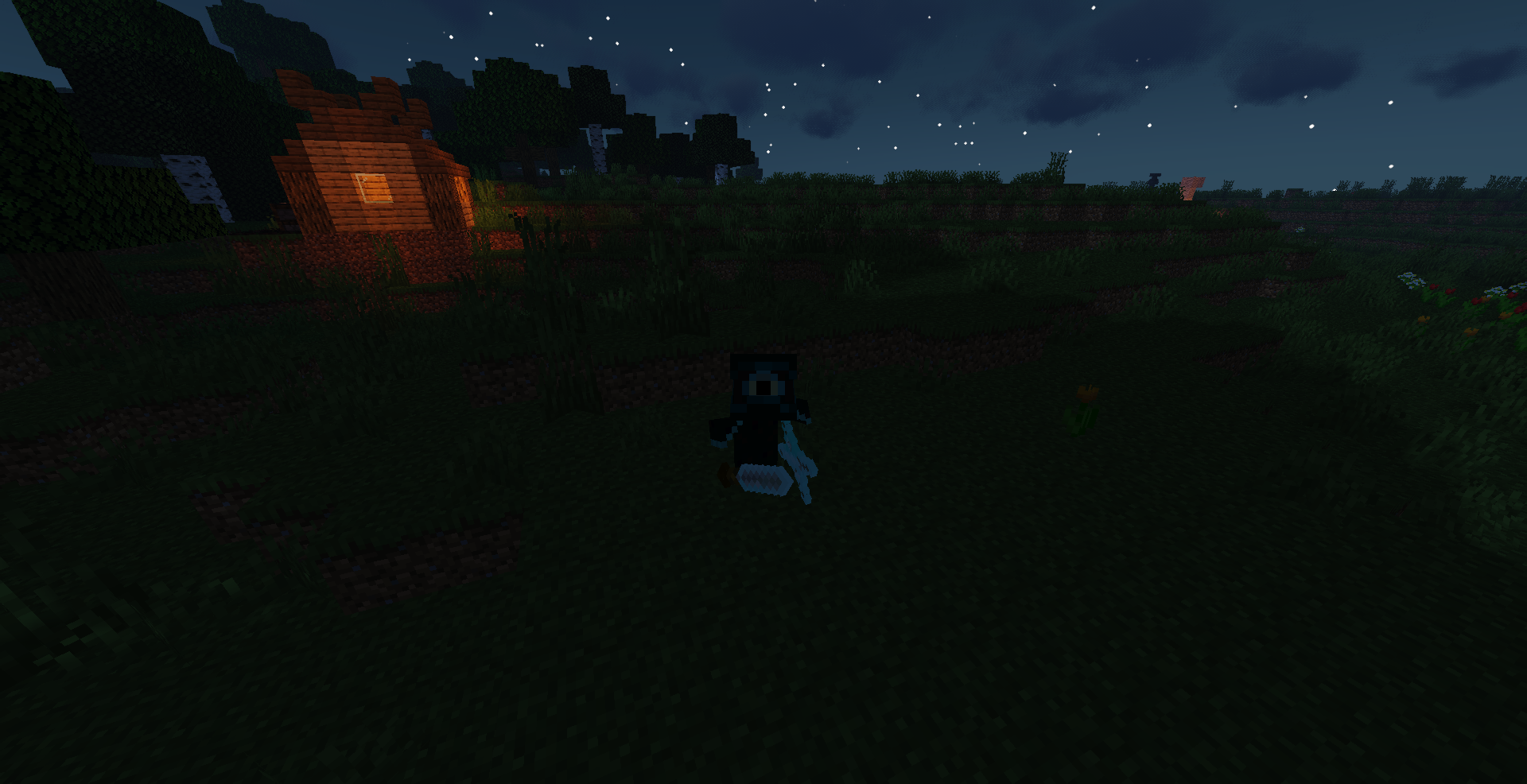 1 of the 2 types of armor in this mod, grants speed, strenghth, night vision and invisibilty, at the cost of horrible armor and durability values