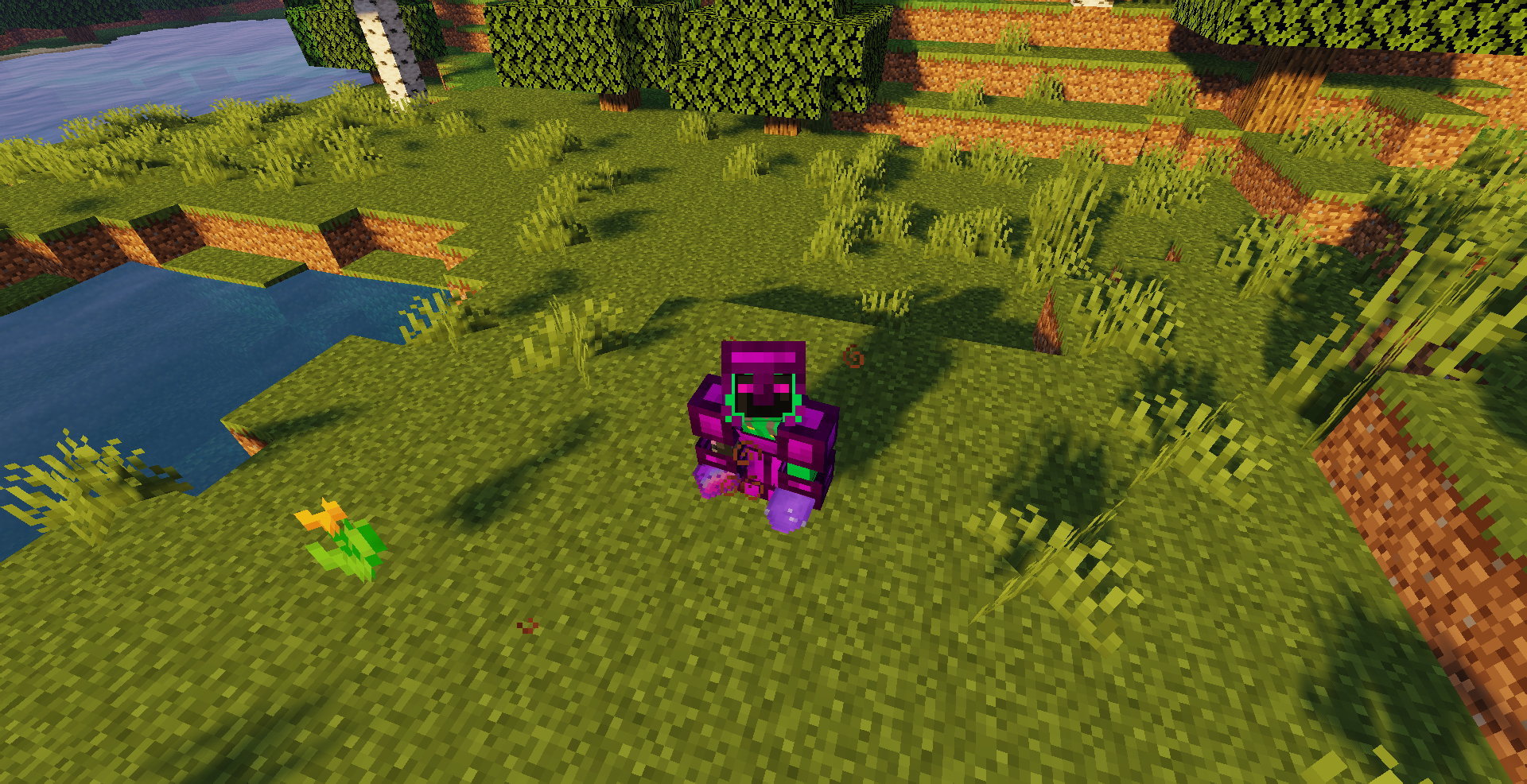 A new set of armor, stronger than netherite, but unlike netherite, this armor goes with some bad effects, like bad luck, clearing regeneration effect, and losing hunger faster