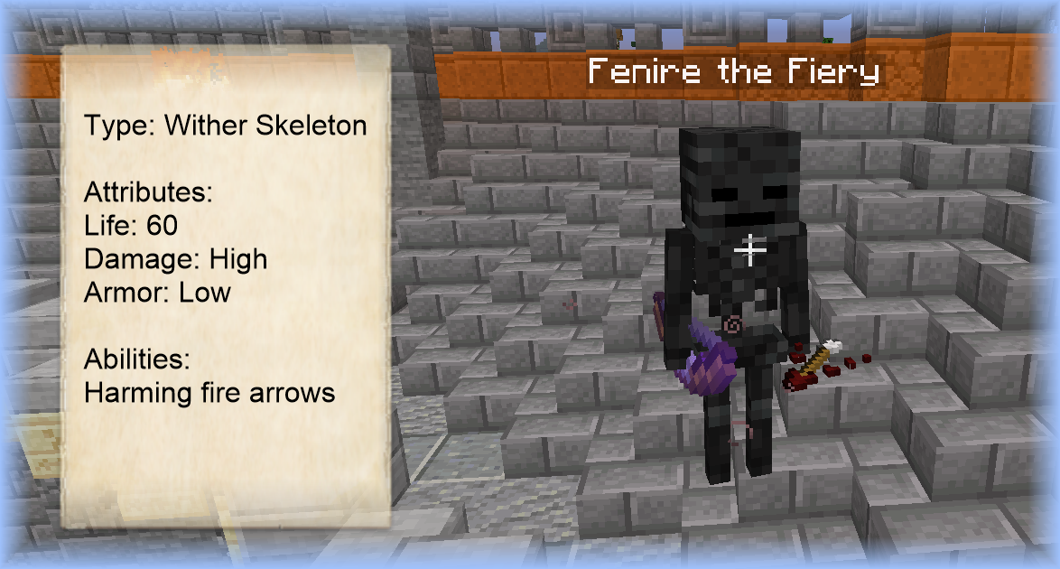 Wither skeleton boss