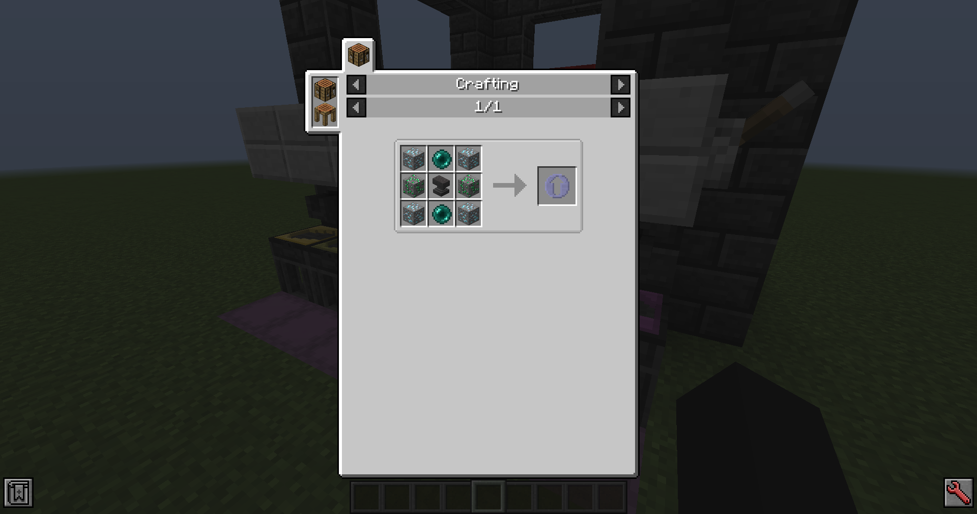 Iridium cast upgrade default recipe
