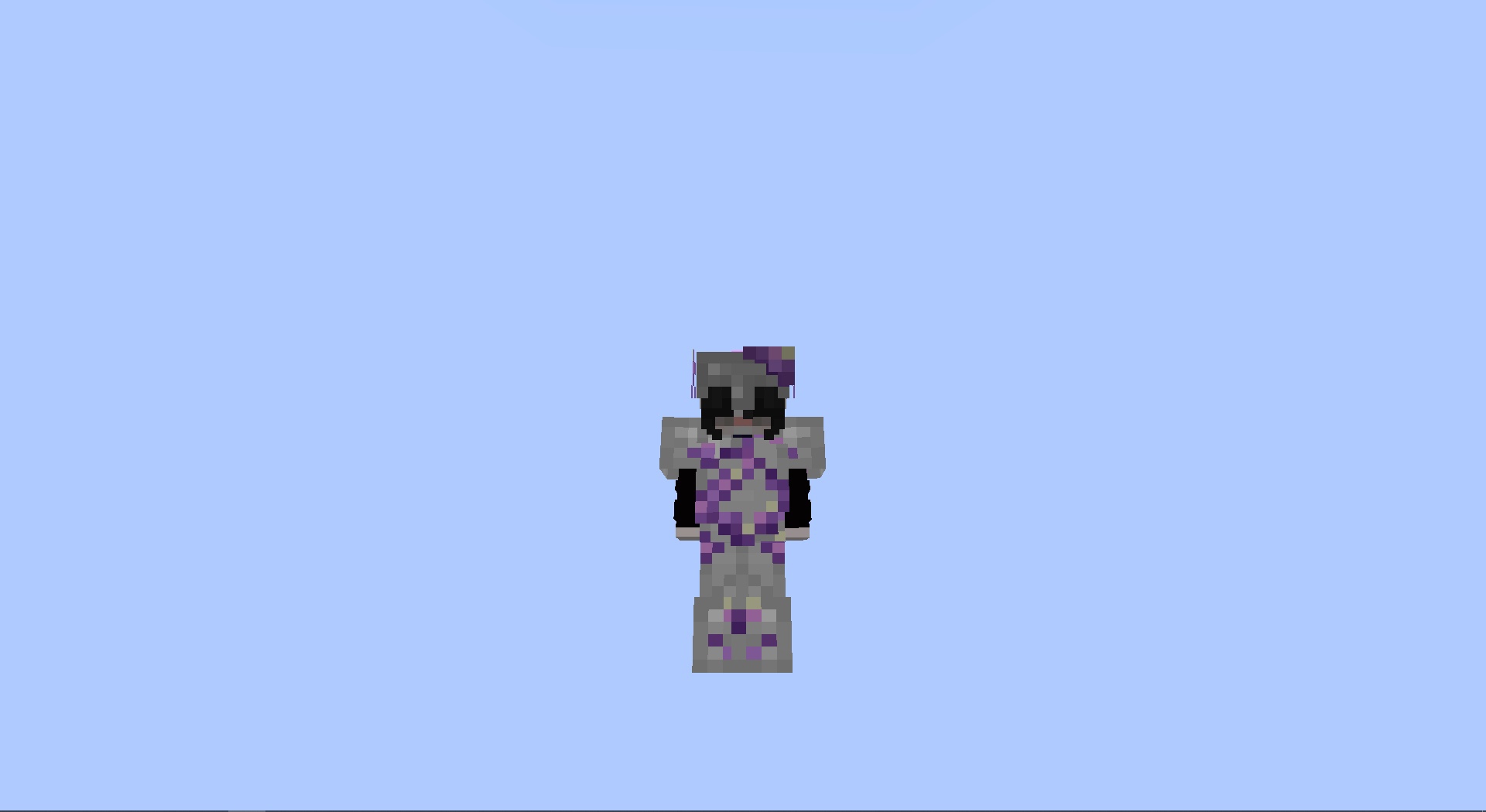 Iron Armor with Amethyst