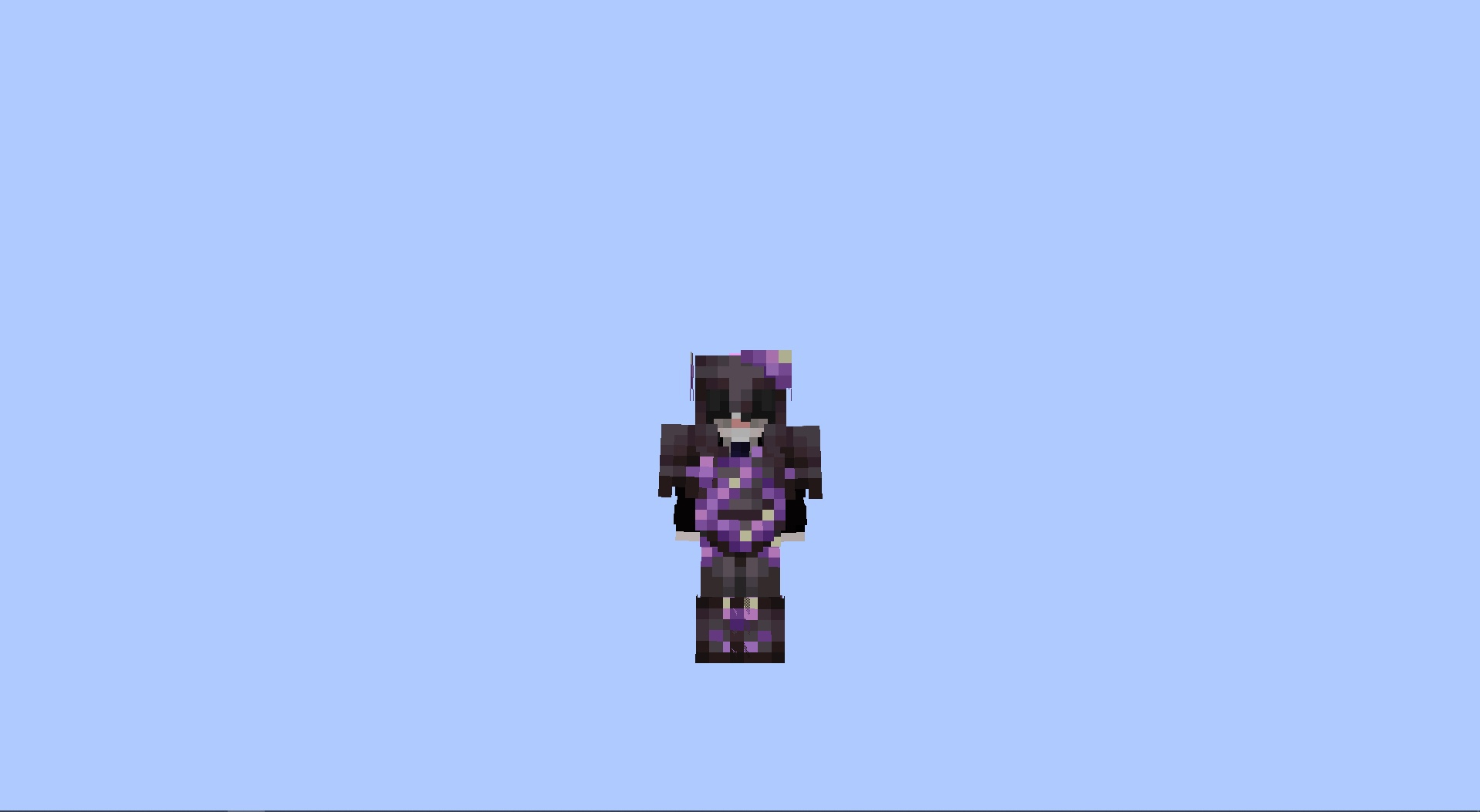 Netherite Armor with Amethyst