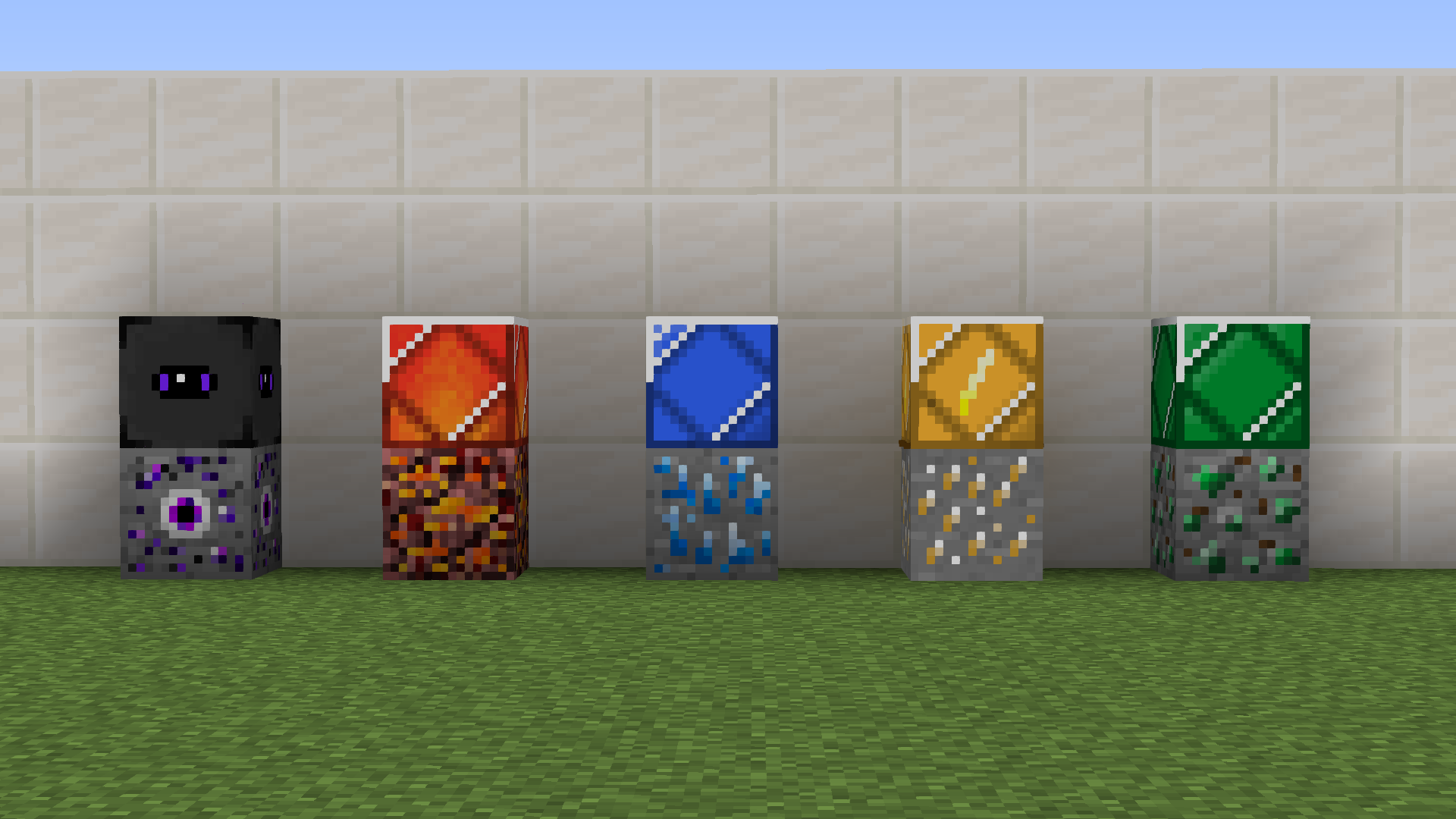 Ores and blocks