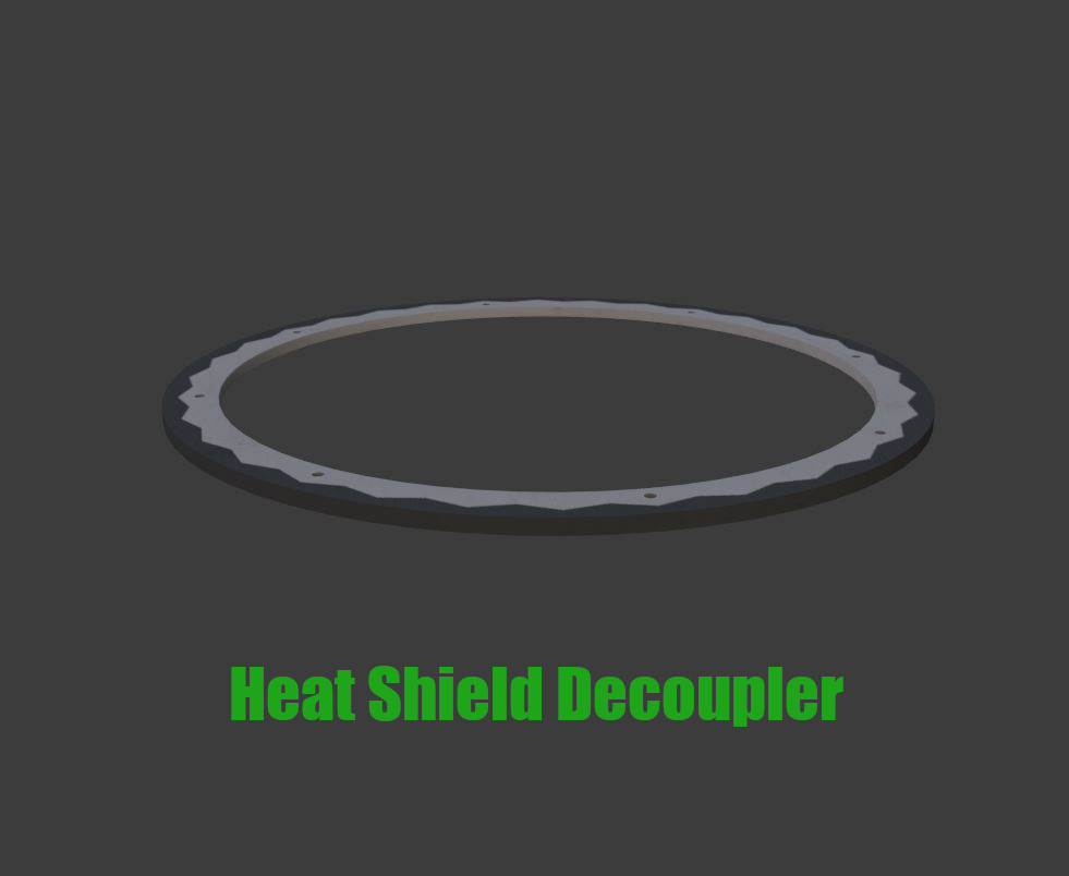 Heat Shield Decoupler