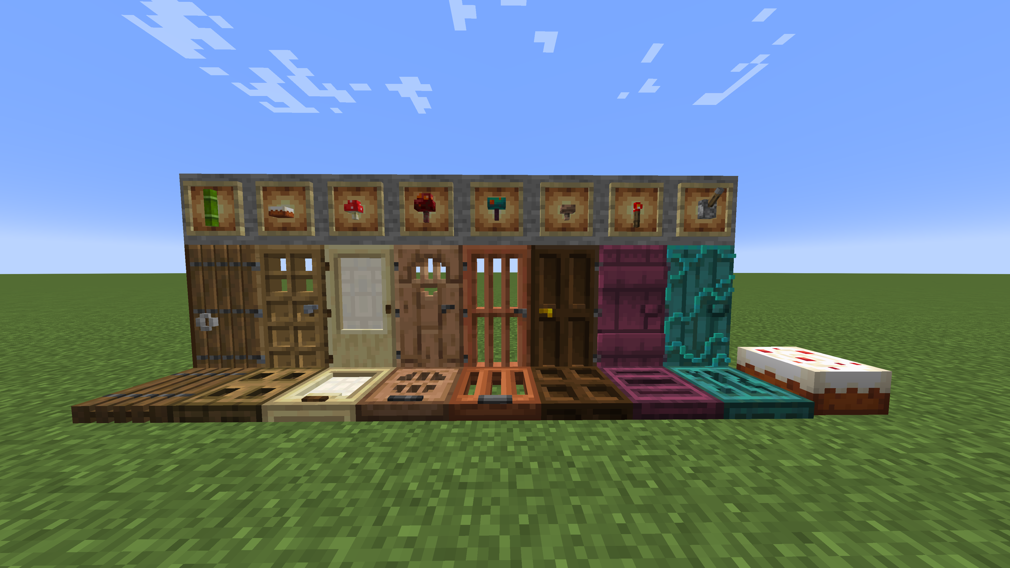 Doors, Trapdoors, 3D Items