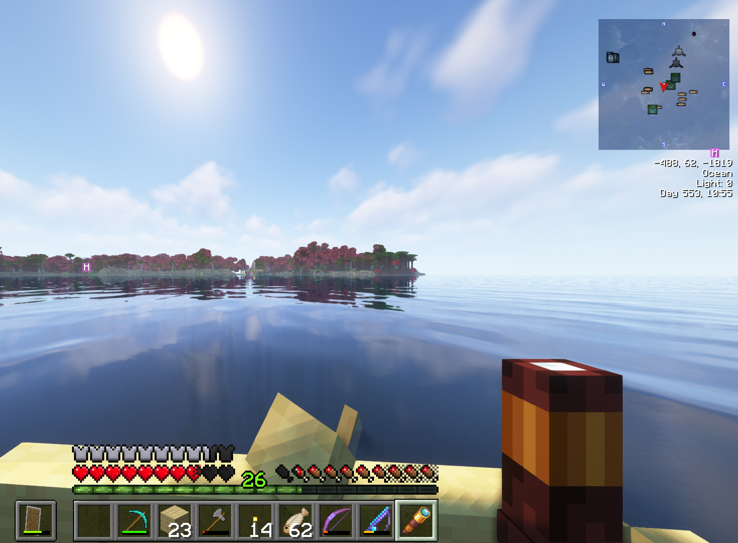 Quite possibly the optimal mode of transport for this environment.