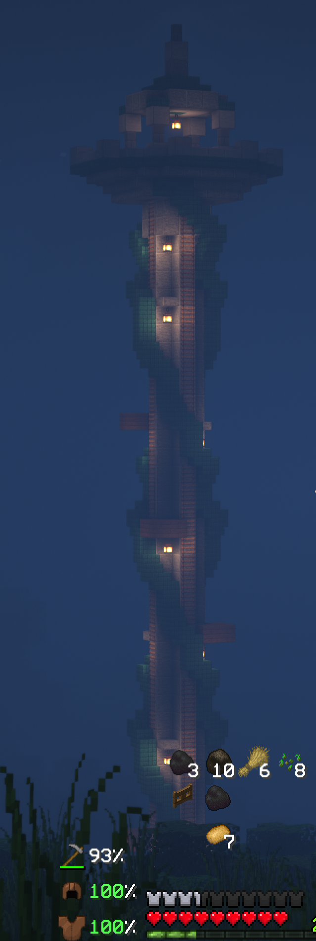 Waystones will spawn in these towers. Do be careful going up; it's a long way down.
