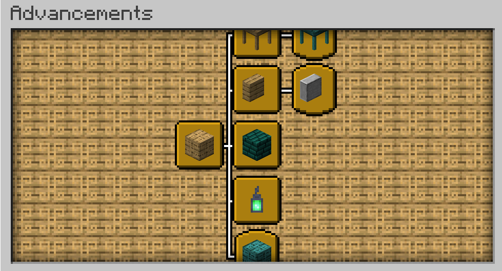 "Decoration?" Advancement tab