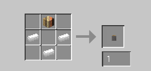 Empty Bomb Recipe - Any Plank, Iron