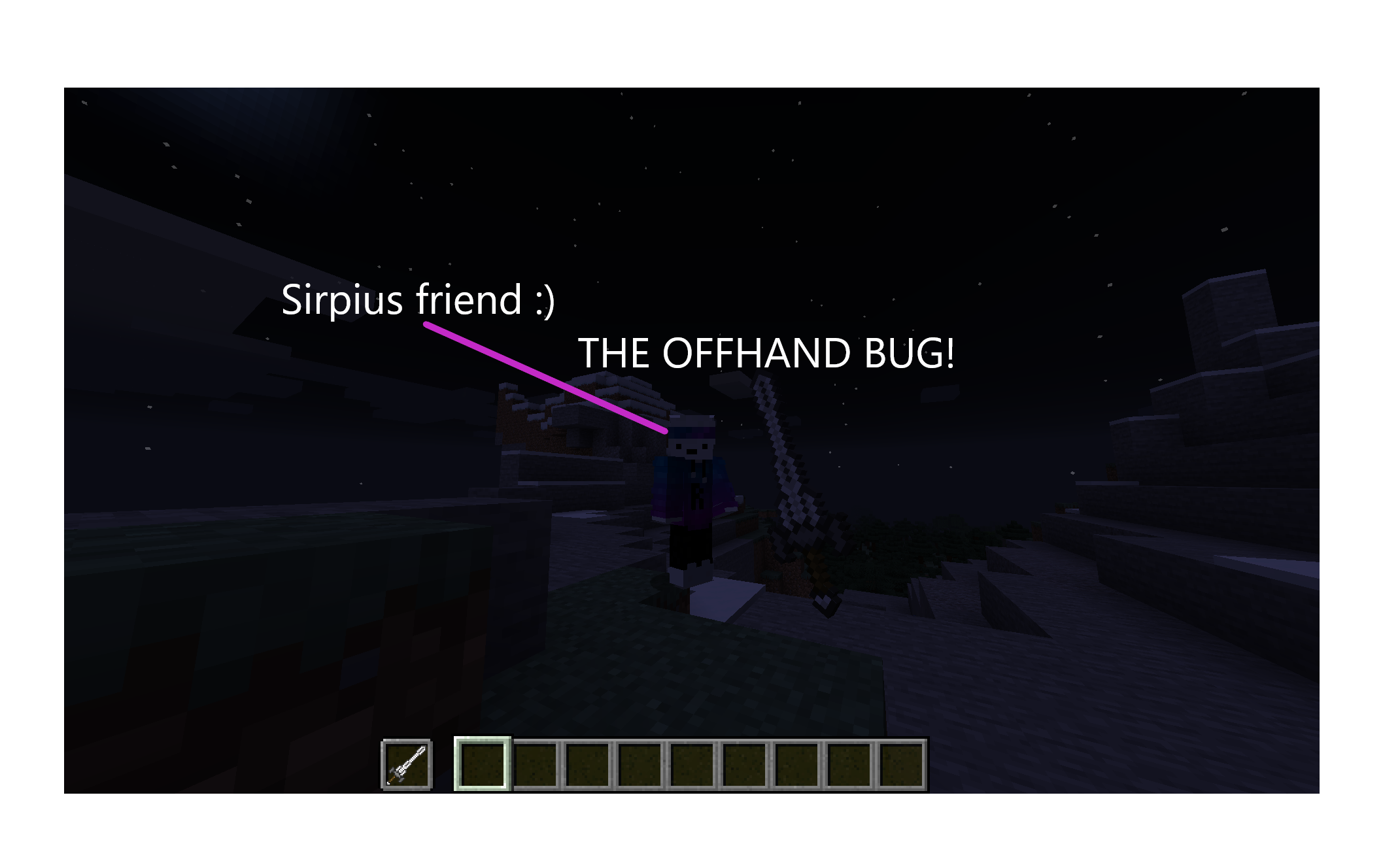 offhand bug