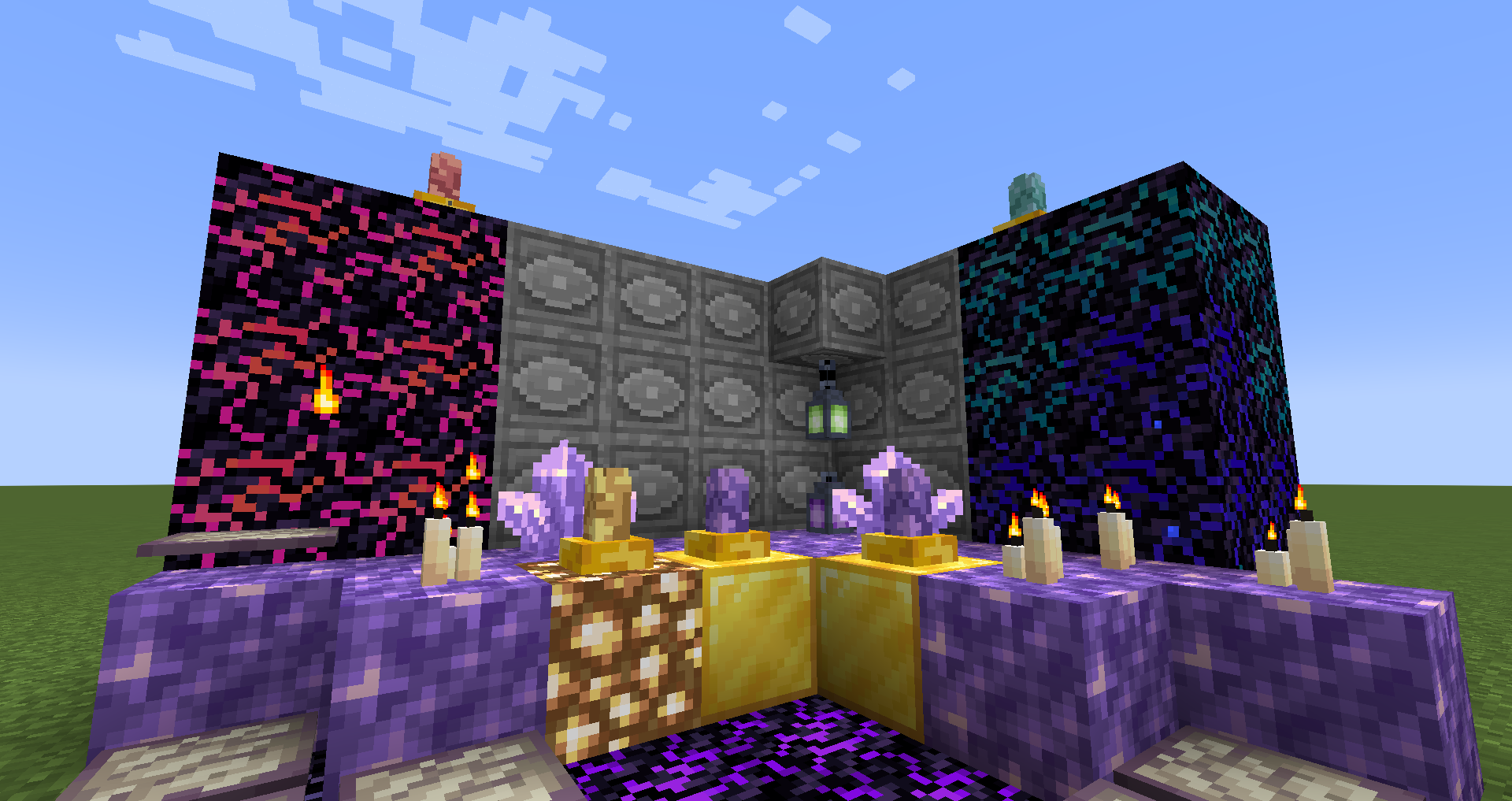 A screenshot with every block from version 1.0