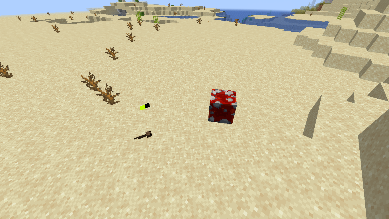 Redstone cube, Fireflyer & tadpole