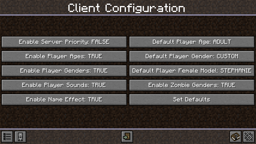 Client Configuration